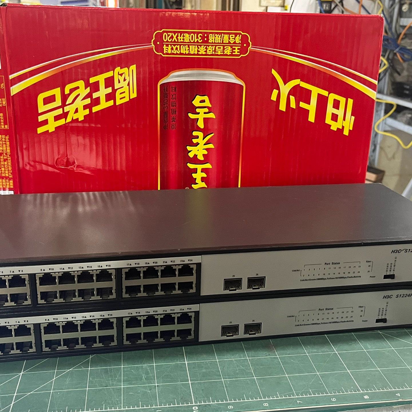 H3C交换机24口全千兆以太网交换机2台，成色完好，议价