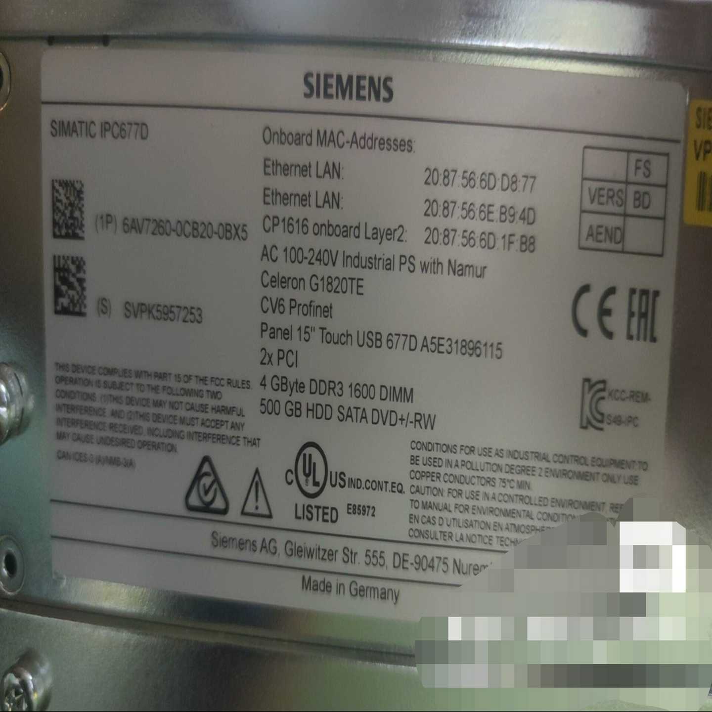 6AV7260-0CB20-0BX5成色漂亮功能完好议价出--议价商品