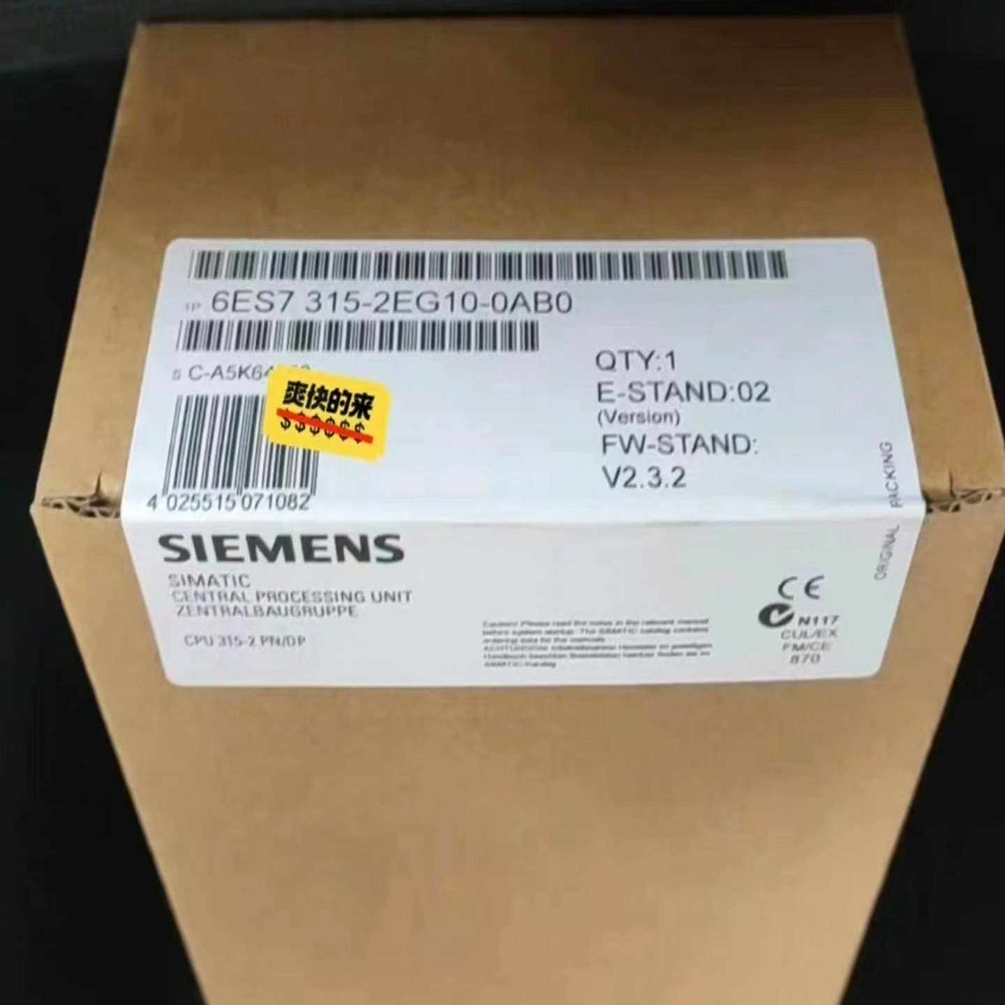 询价~6ES7315-2EG10-0AB0 余货 有来聊
