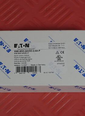 EATON 140036 XNE8DO24VDC0.5AP Digital Output Module NEU