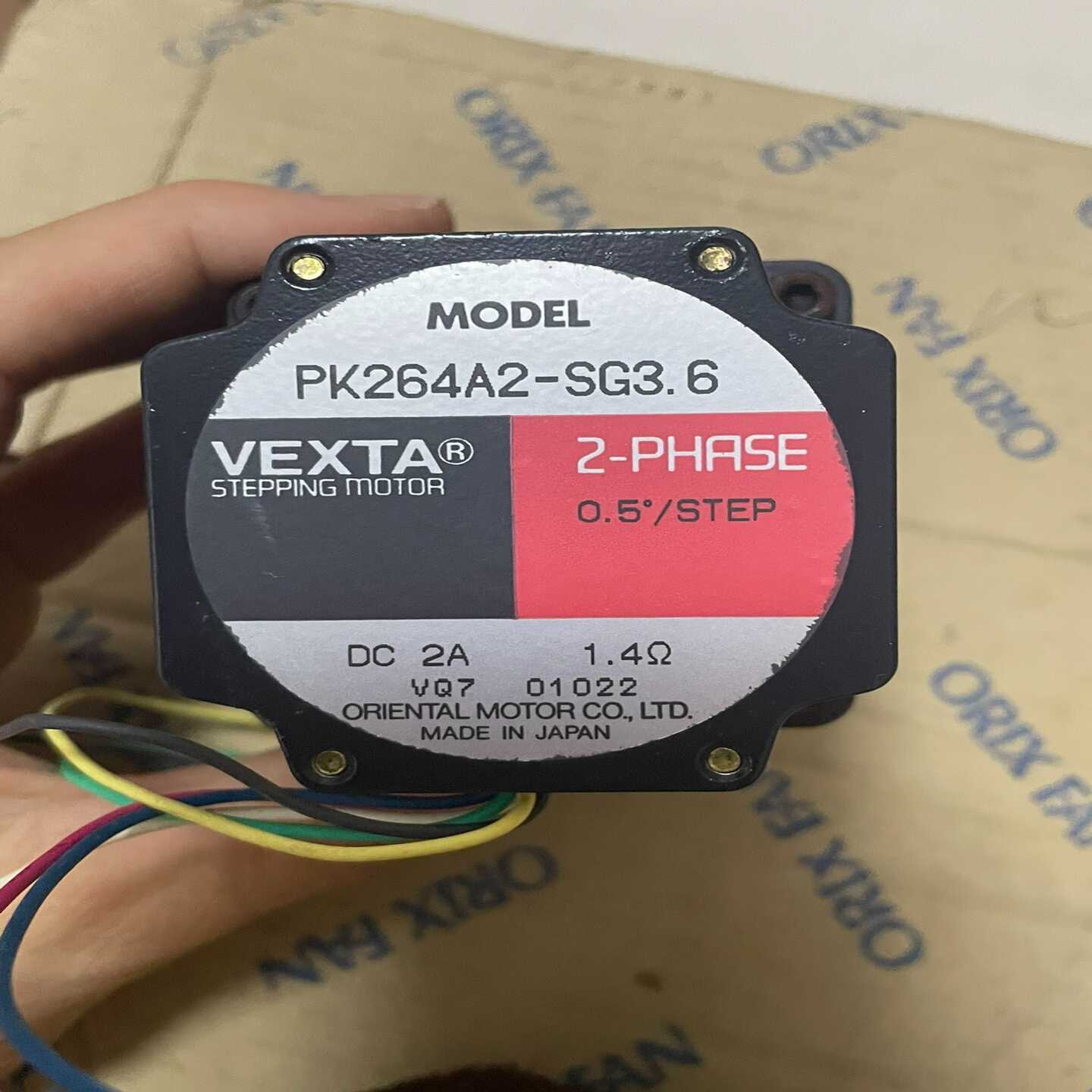 东方步进电机PK264A2-SG3.6带原盒实询价