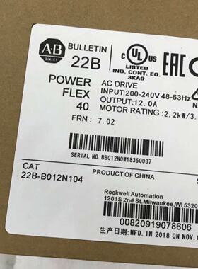 询价-ab变频器22bb012n10422ba012n104