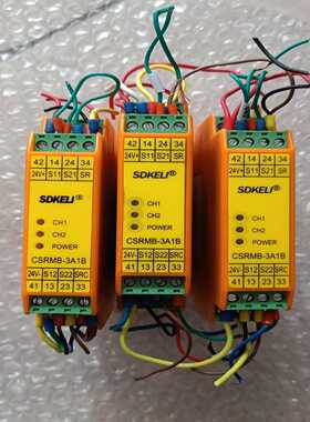 科力SDKELI，双手按钮，安全继电器CSRMB-3A1B，拍前询价