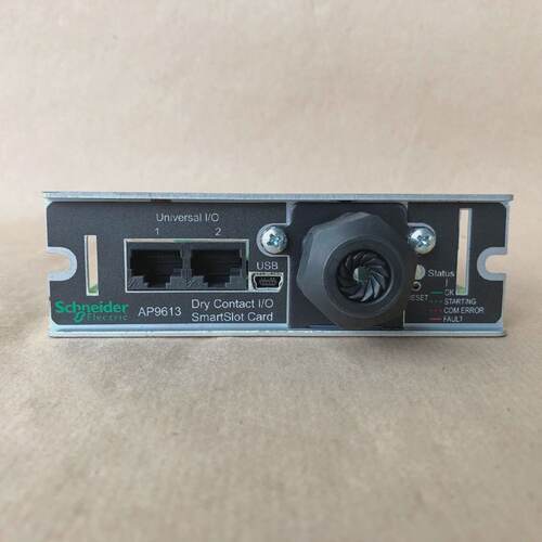 SCHNEIDER ELECTRIC AP9613 DRY CONTACT IO SMARTSLOT CARD