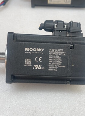 溢价-MOONS鸣志伺服电机SM3H062AXNPV一台400W