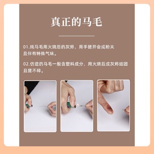 纯鬃毛猪鬃折叠防静电家用扫地扫帚木柄 木质马毛扫把簸箕套装
