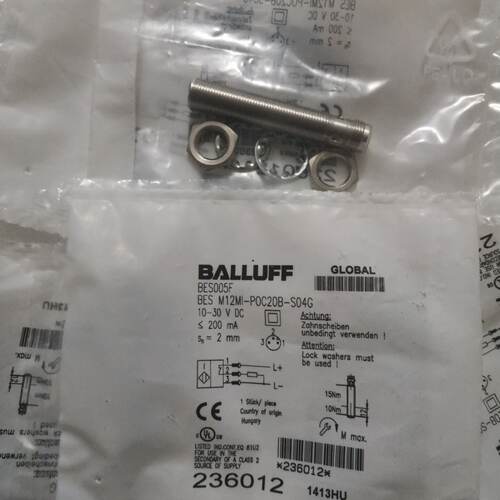 议价BALLUFF巴鲁夫BES005FBESM12MIP可维修