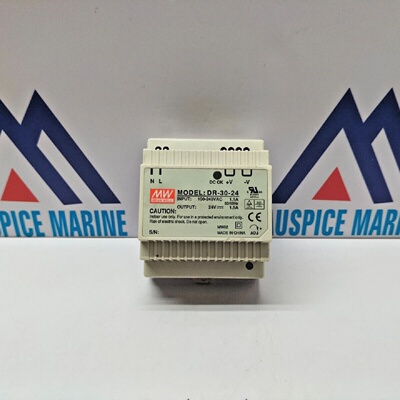 Mean Well DR3024 Power Supply Input 100240VAC 1.1A Output 24