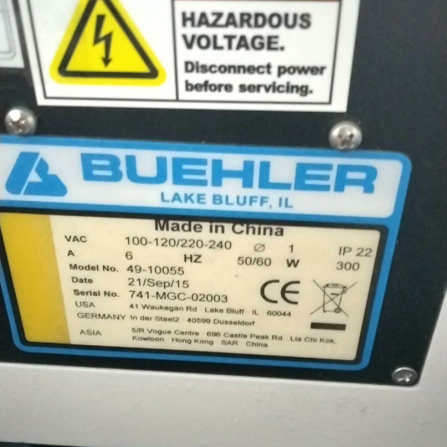 （请询价）BUEHLER标乐MetaServ250单盘全自动磨抛机