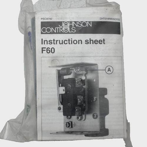 JOHNSON CONTROLS F60L9101 15A 220V M767600 LIQUID FLOW SWITC