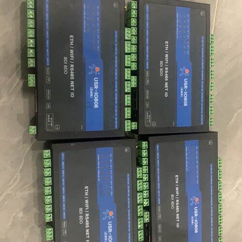 有人USR-IO808网络IO控制器，全新未使用，8DI 8议价