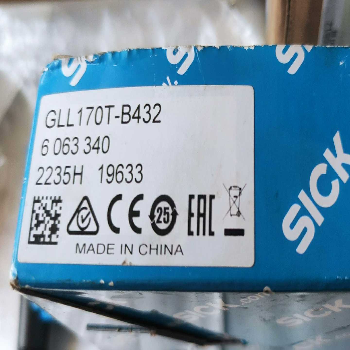 咨询-西克6063340,GLL170T-B432,库存1件。