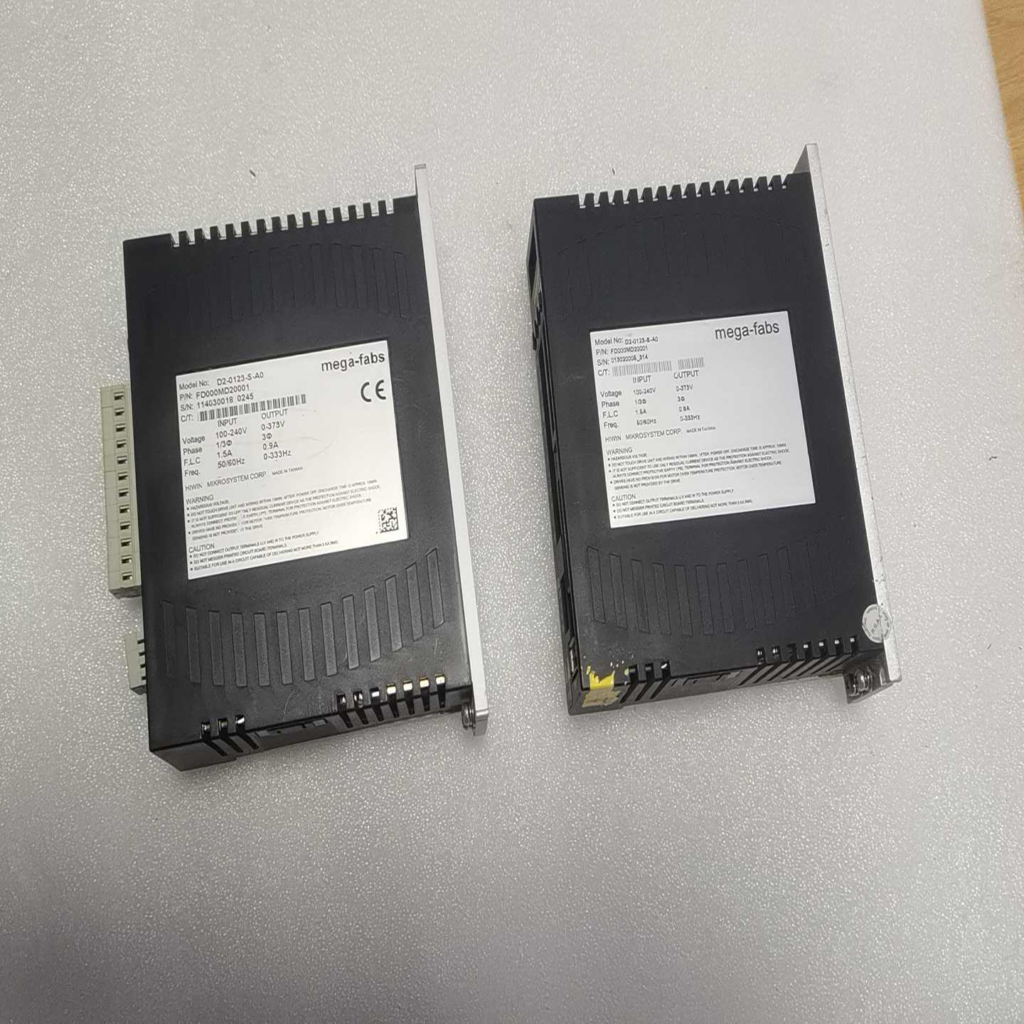 咨询-Mega-fabs伺服驱动器D2-0123-S-A0-1，