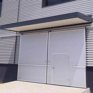 工业门手动大型平开门车间保温彩钢大门门推拉门库房折叠门定制