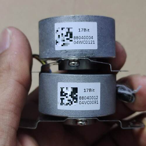 询价17Bit编码器，外圆35，内孔8mm，成色可以，功能正常，议价