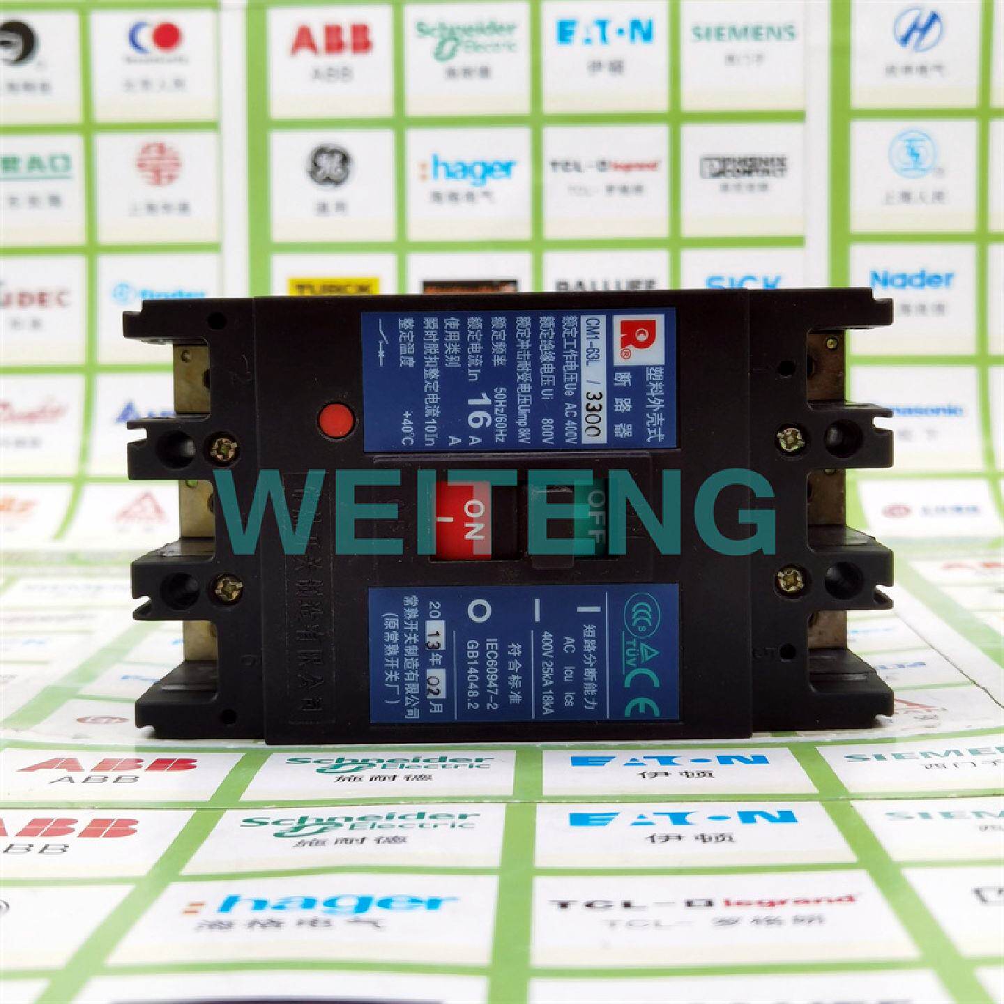 供应常熟开关厂CM1-63L/3300 空气开关16A三相400
