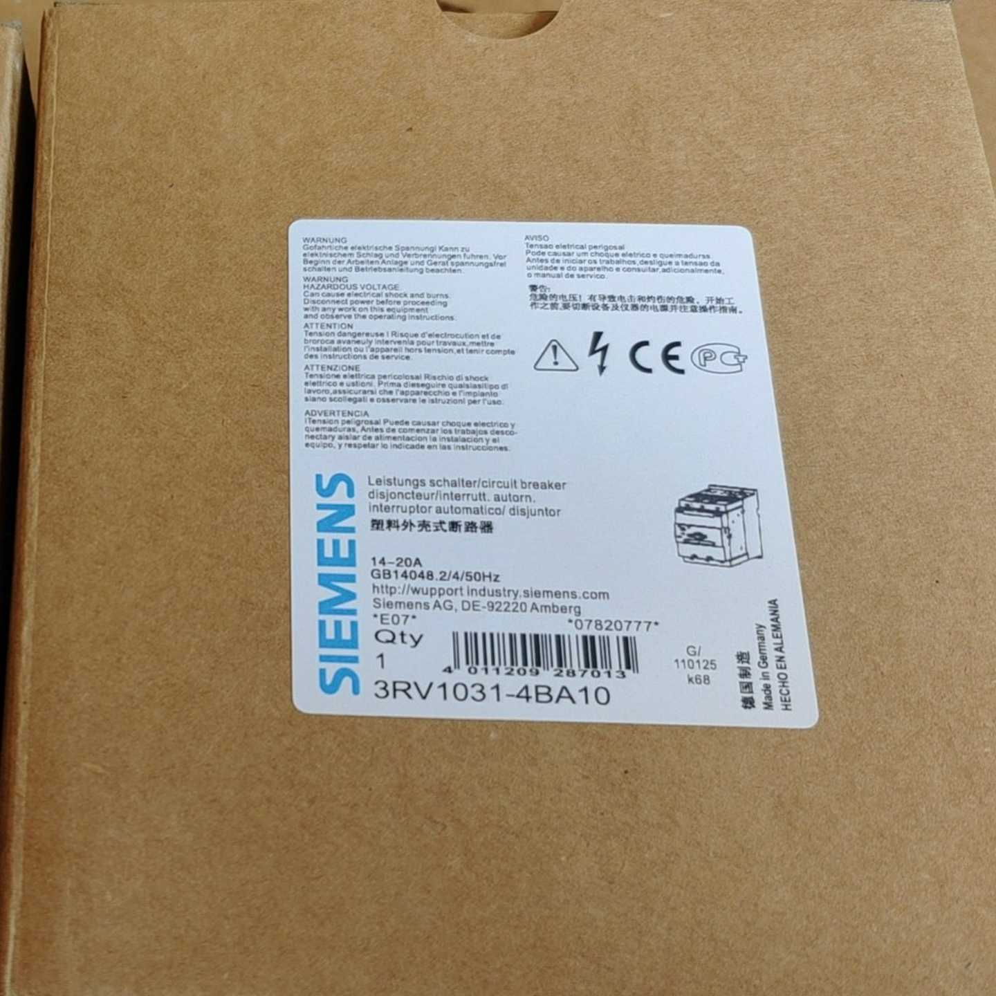 马达保护器3RV1031-4BA103rv1031询价