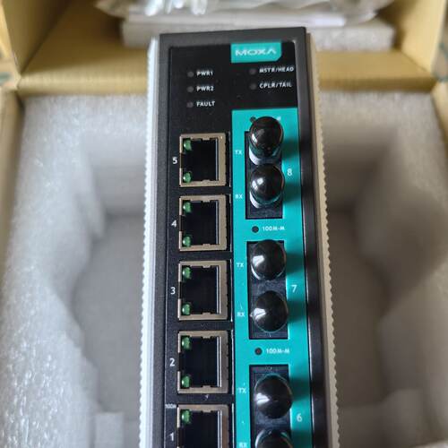 议价全新MOXA EDS-408A-3M-ST 工业乙太网交换机 现货