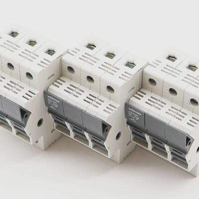 3x Whner AES 10x38 31113 3polig Halter fr zylindrische Siche