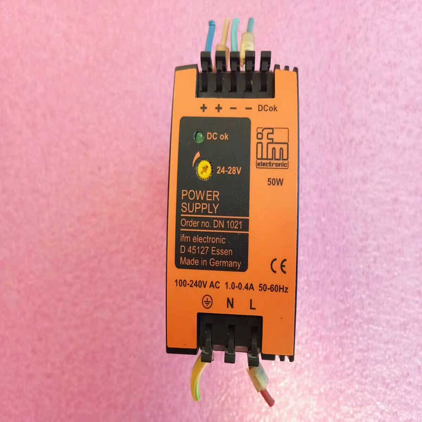 德国IFM易福门电源模块DN1021，50W功率，24-28-询价客服