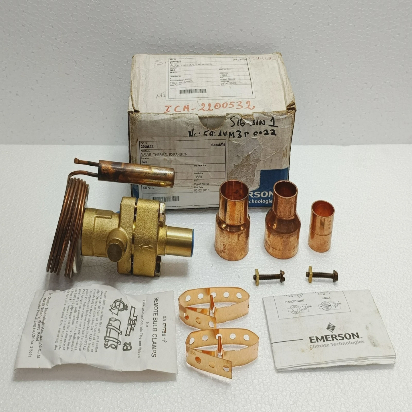 TCLE10HW100TXV热膨胀阀R22R407C10吨交流套件