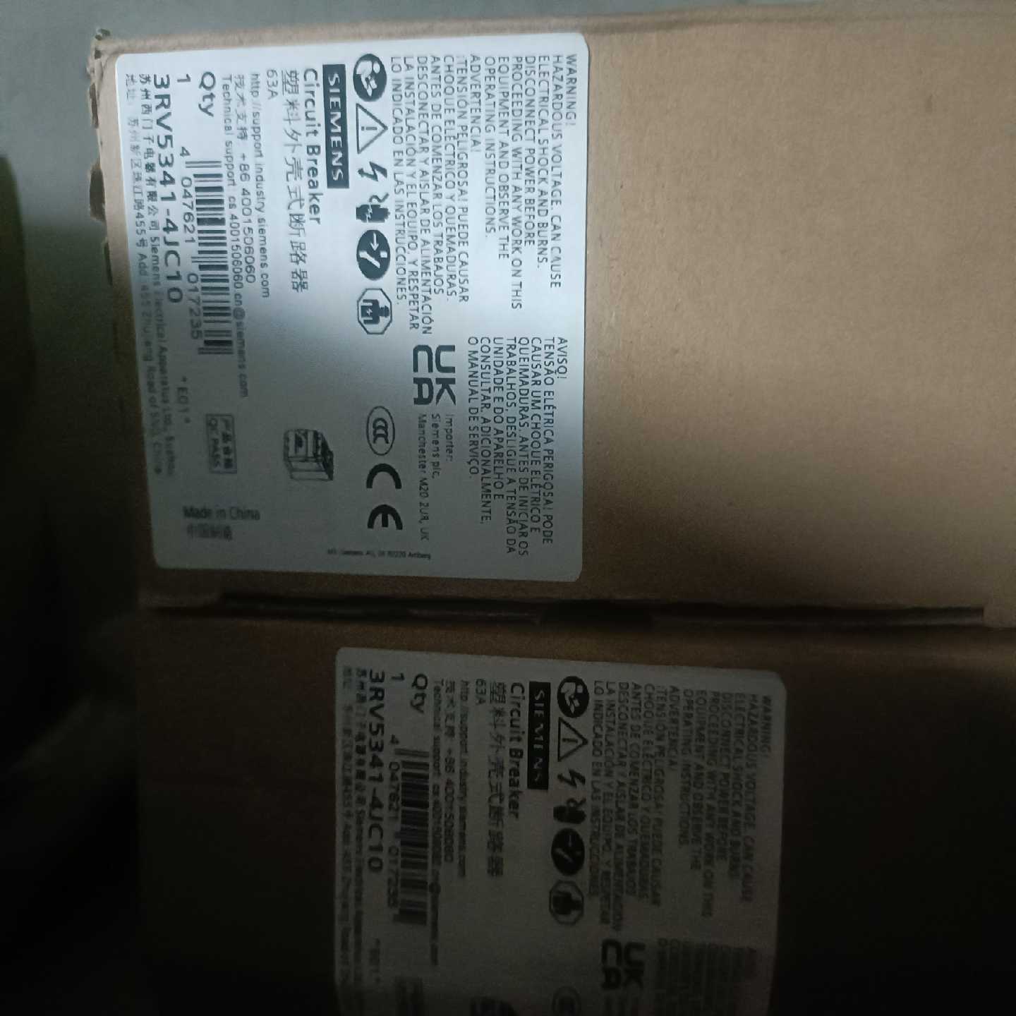 【议价】塑壳断路器3RV5341-4JC10/3RV504