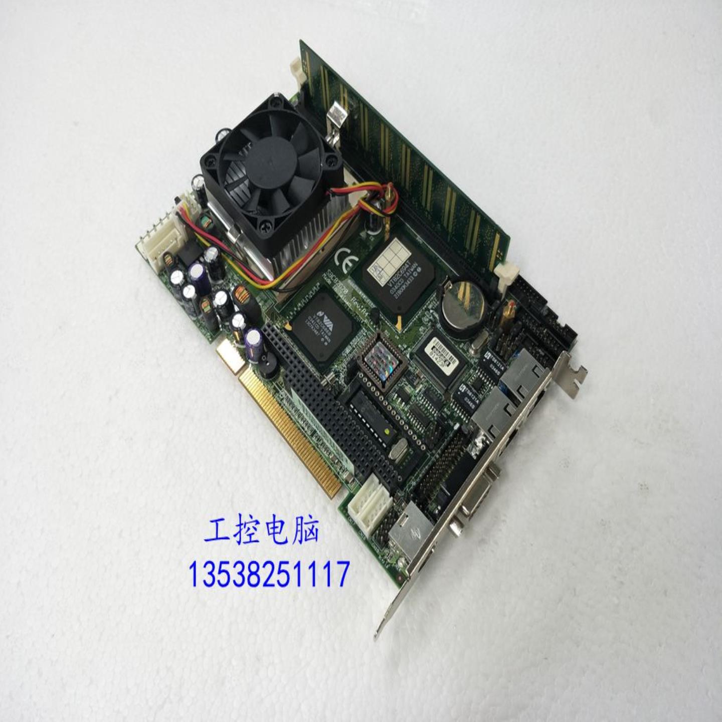 原装艾讯工控机主板SBC82620 RevA4 送CPU内存风扇 双网卡 实图