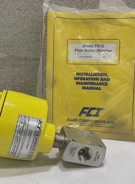 FCI FR704 FLOW SWITCH MONITOR .75 2.5 S L V 5181W 115VAC 60H