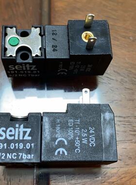 议价Seitz 191.019.01 3/2NC 7bar 24VDC 2.5W电磁阀 灌装机电磁
