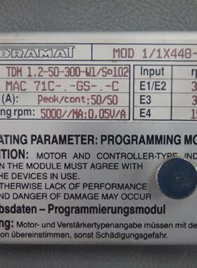 MOD11X448137  INDRAMAT  MOD11X448137Programming Module Used