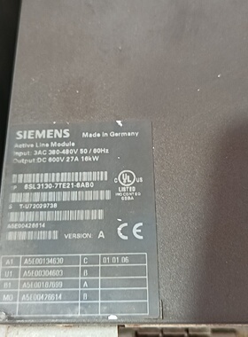 溢价-电源模块型号6SL31307TE216AB0输