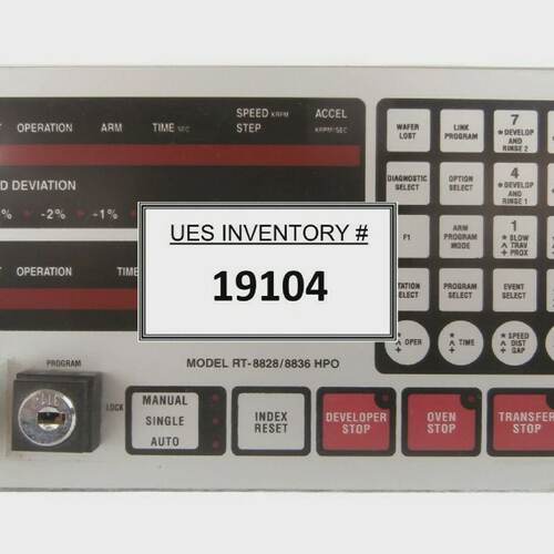 SVG Silicon Valley Group RT88288836 HPO Developer Interface