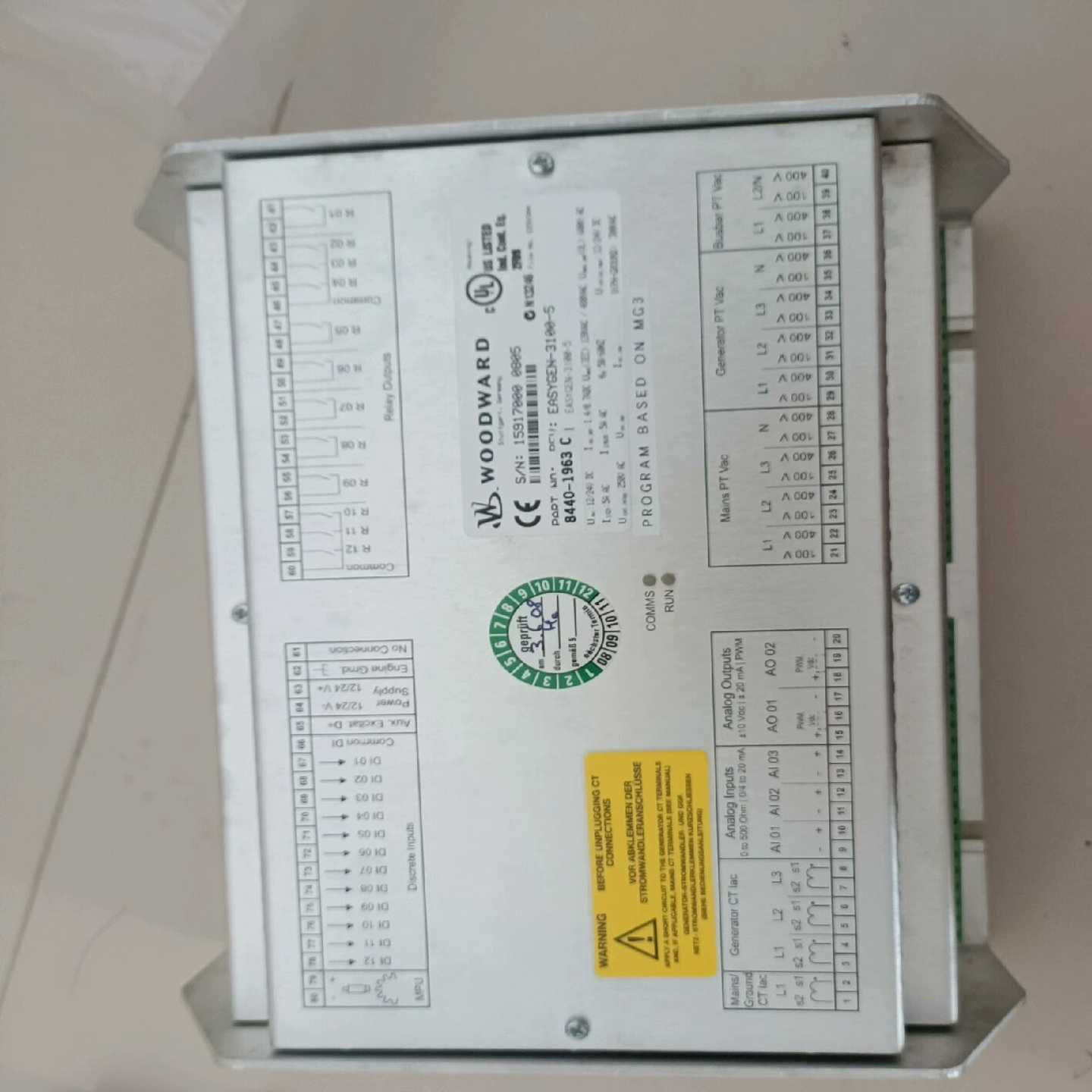 原厂件WOODWARD8440-1643C议价询价