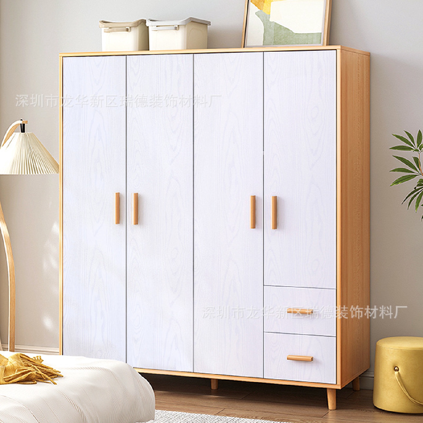 波音软片防水墙纸衣柜桌面木门家具翻新贴皮柜子木纹贴纸自粘仿木