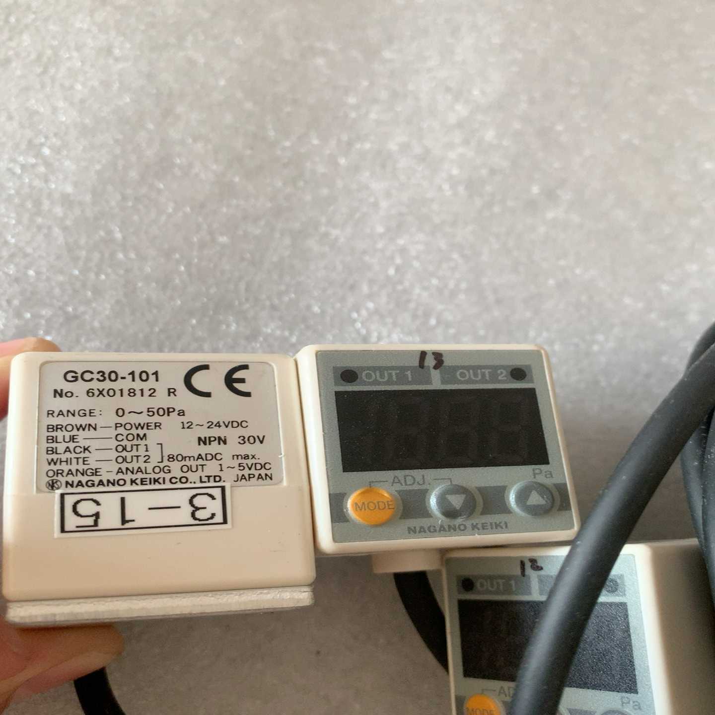 询价长野GC30-101压力开关传感器，议价