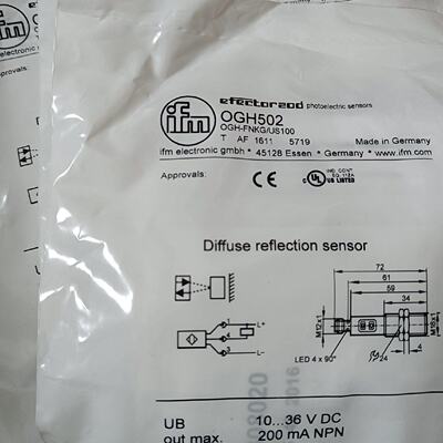 IFM易福门光电传感器OGH502全新原装正品支持议价