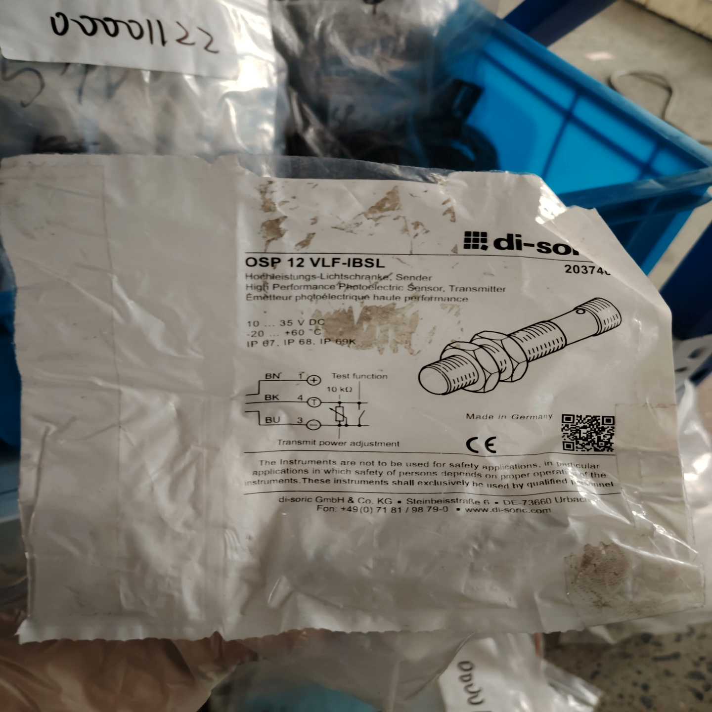 传感器OSP12VLF-IBSL询价