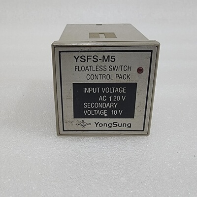 YONG SUNG YSFSM5 FLOATLESS SWITCH YSFSC 120VAC