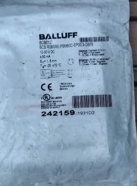 议价BALLUFF巴鲁夫BCS012T一个全新包装差些需要的适用