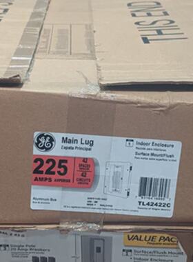NEW GE TL42422C 225 AMP MAIN BREAKER 42 42 SPACE 240V120V PA