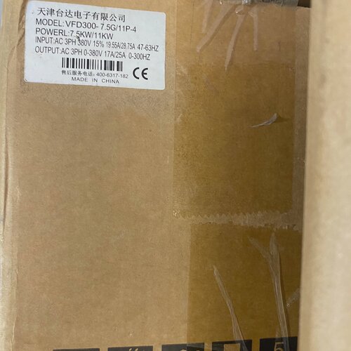 台达变频器型号VFD3007.5G11P4-询