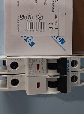 议价伊顿穆勒FAZ-C35/2-NA高分断微型断路器UL489认证CSA认证齐全
