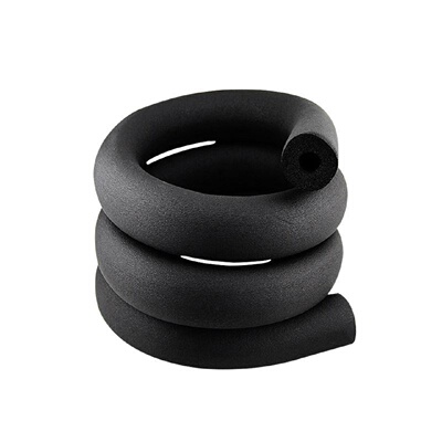 橡塑nbr高密度海绵管保温隔热防撞套手把棉白色环保发泡沫管胶棉