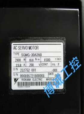 #YASKAWA安川 SGMG-30A2AB安川伺服电机