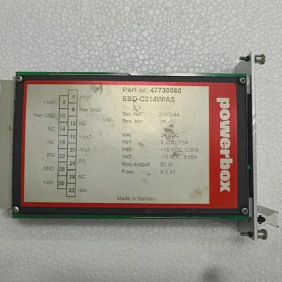 Kongsberg Simrad Powerbox 47730080  M0000104 ESDC314WAS