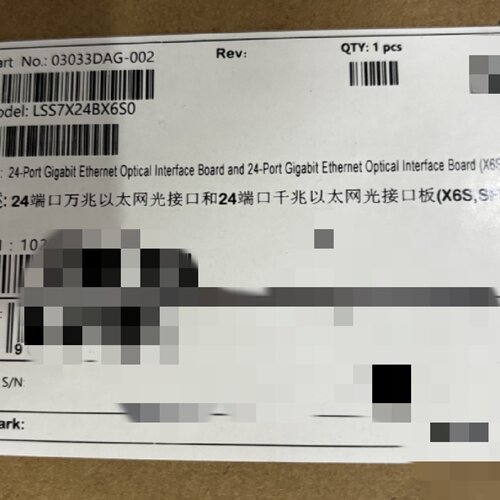 LSS7X24BX6S0华为全新未拆封24万兆光口加24千议价