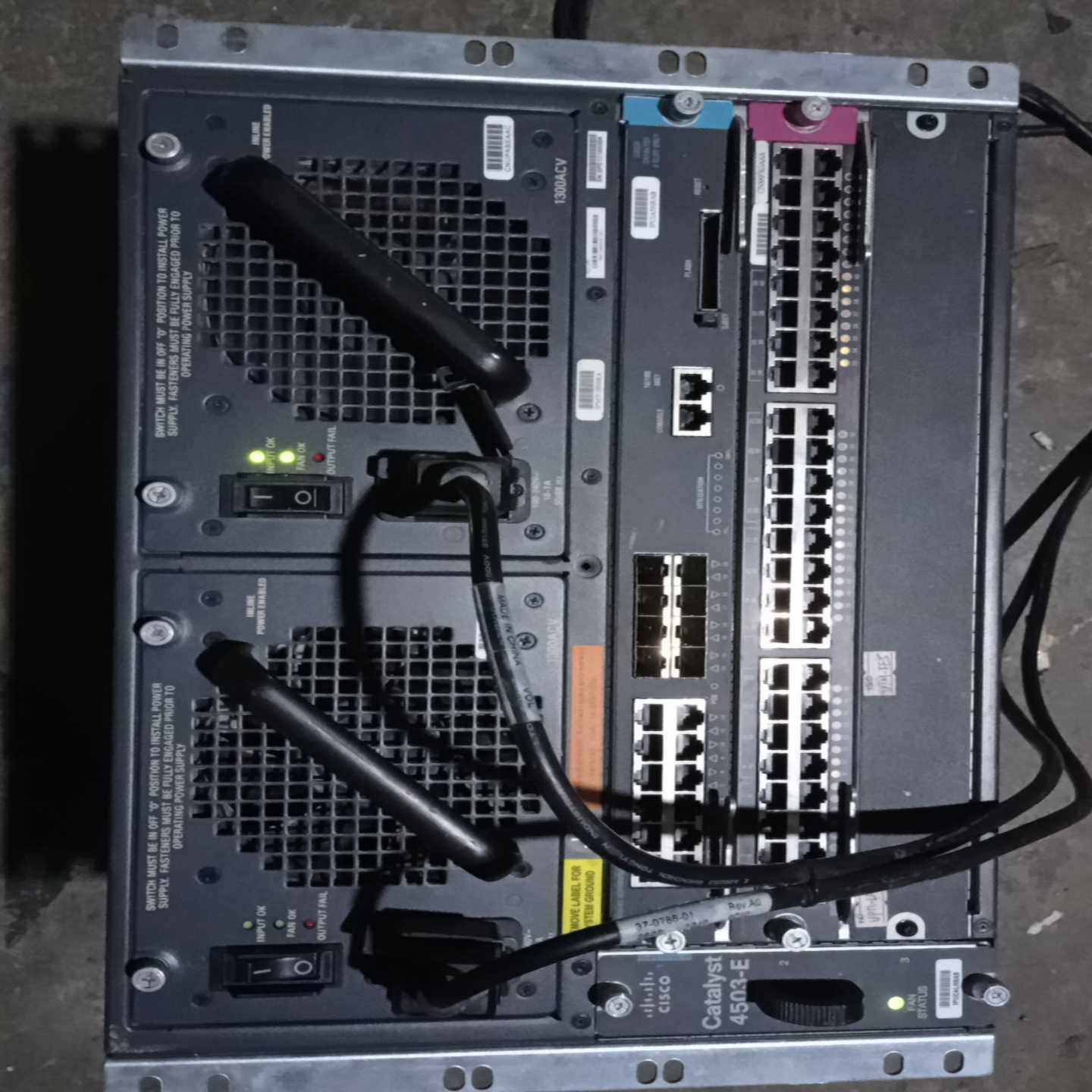 议价CISCOWS-C4503-E千兆企业交换机双电源W