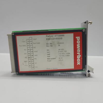 POWERBOX ESDC314WAS POWER SUPPLY 47730080 REV 05