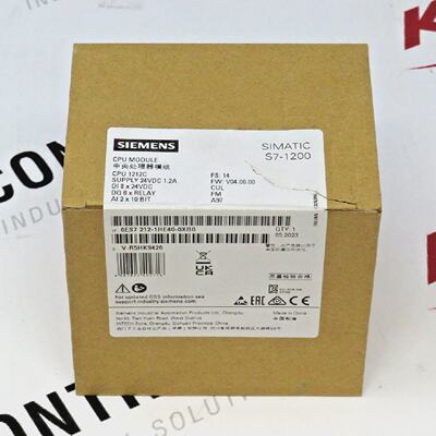 Siemens SIMATIC S71200 6ES72121HE400XB0 Compact 1212C CPU Mo