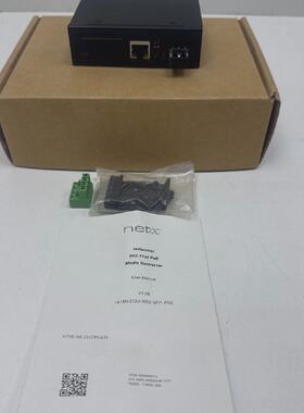 netx 1418MEOU1002SFPPSE Industrial 802.11at PoE Media Conver
